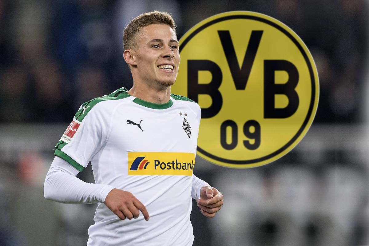 BVB-Star Thorgan Hazard im Gladbach-Trikot.