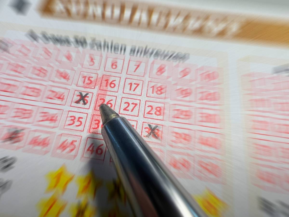 Lotto: Ein Schein wird ausgefÃ¼llt