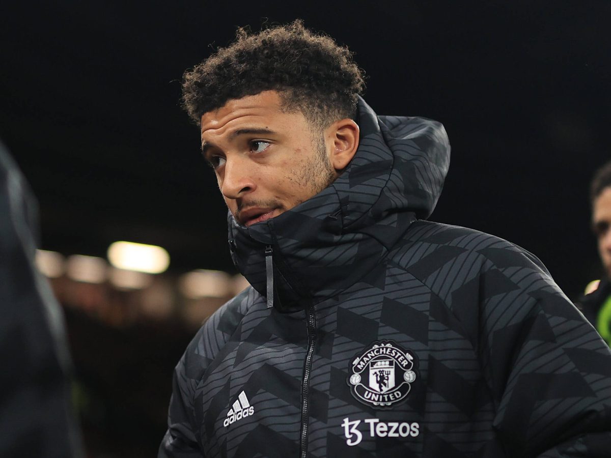 Jadon Sancho ist bei Manchester United außen vor.