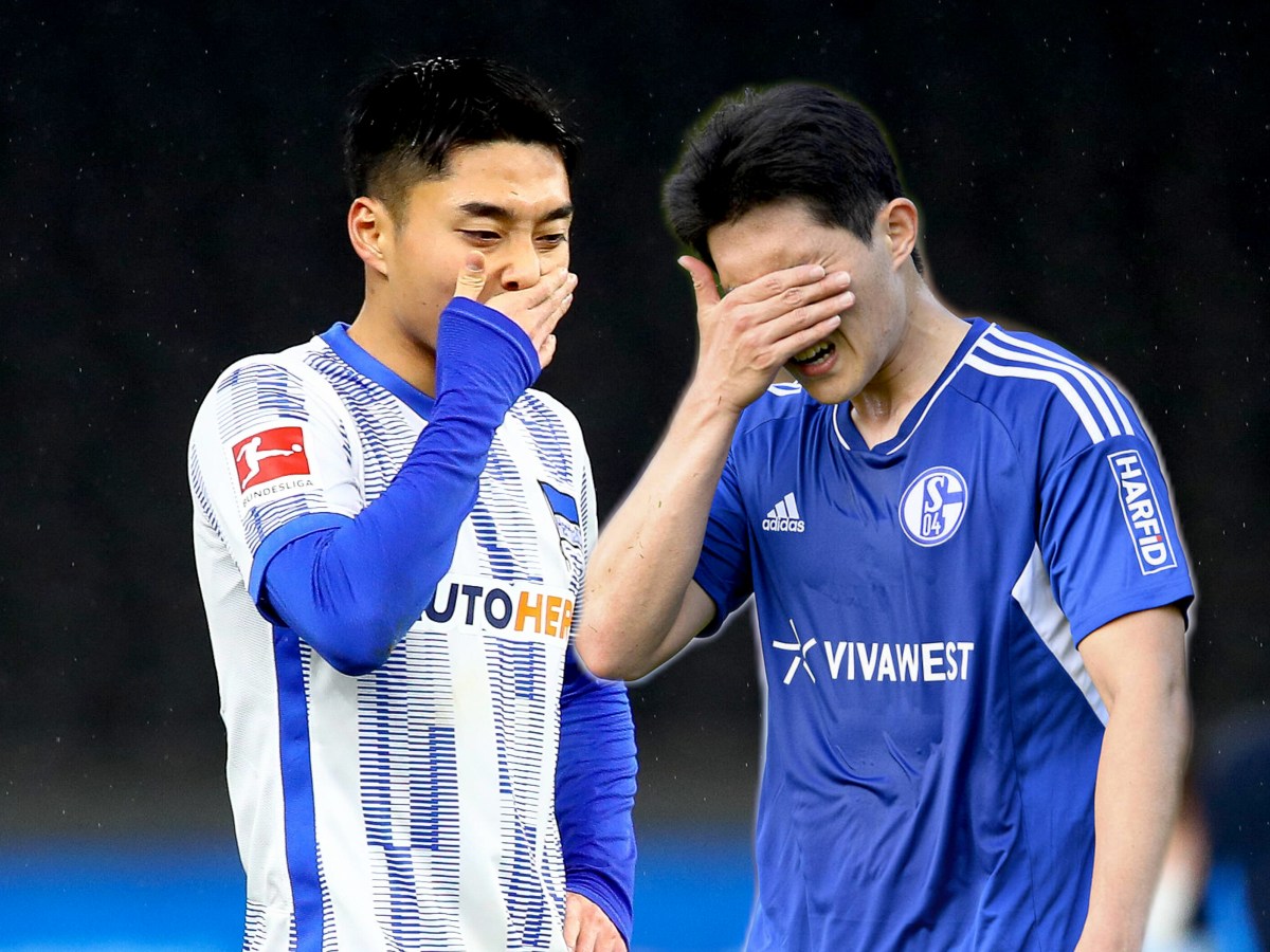 Dong-gyeong Lee (r.) und Dong-jun Lee frustriert.