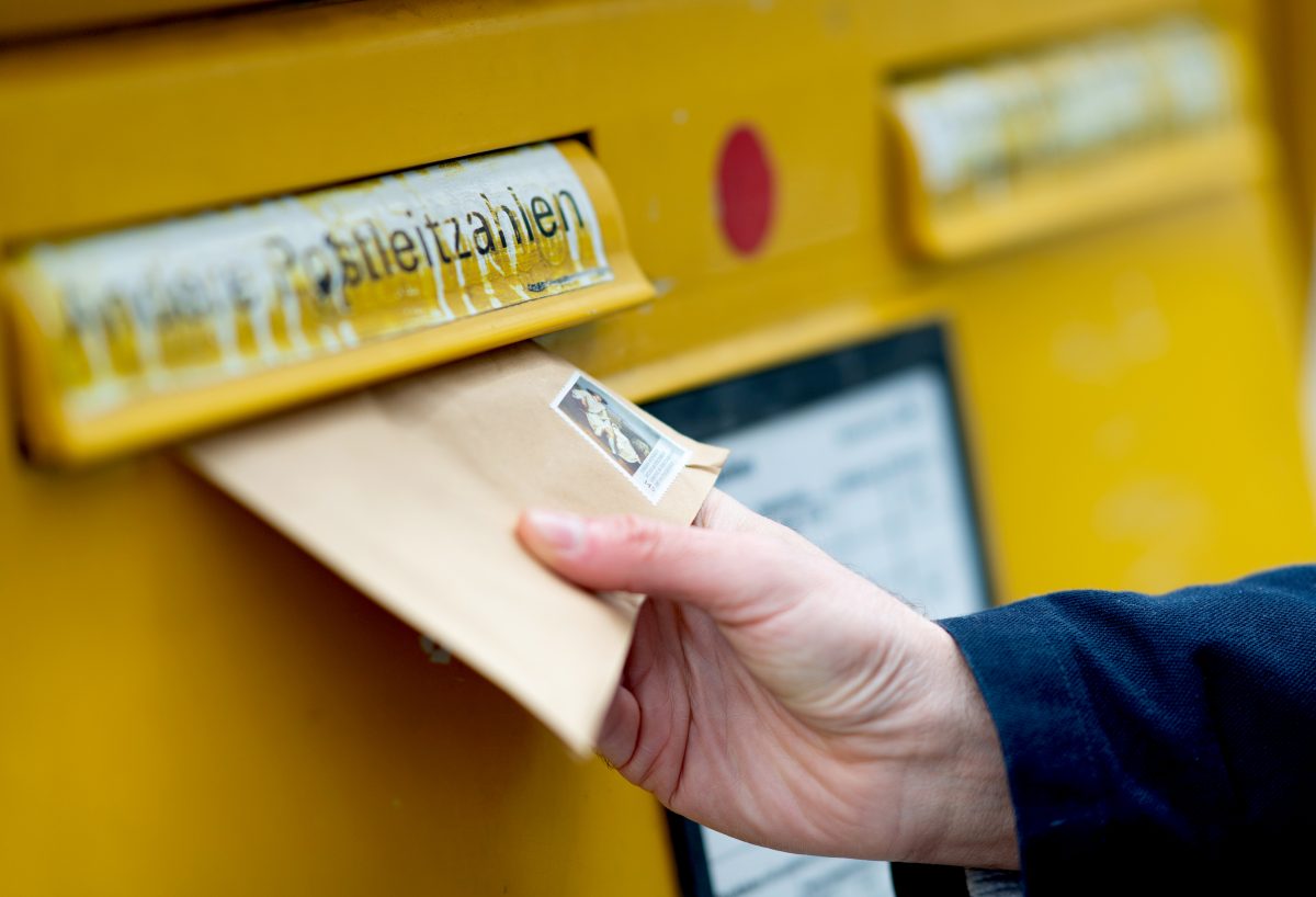 Deutsche Post in Duisburg Briefkasten