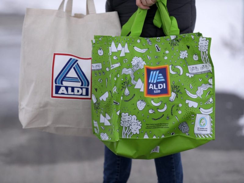 Aldi Nord und Süd Einkauftaschen