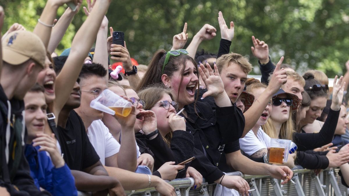 Premiere des Campus Spring Break Festival im Westpark in Bochum.