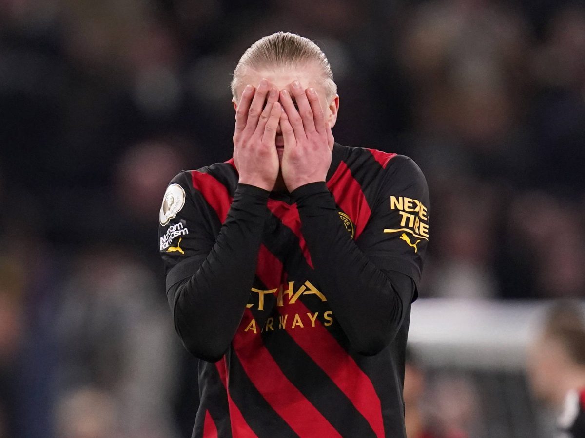 Erling Haaland und Manchester City droht ein Desaster.