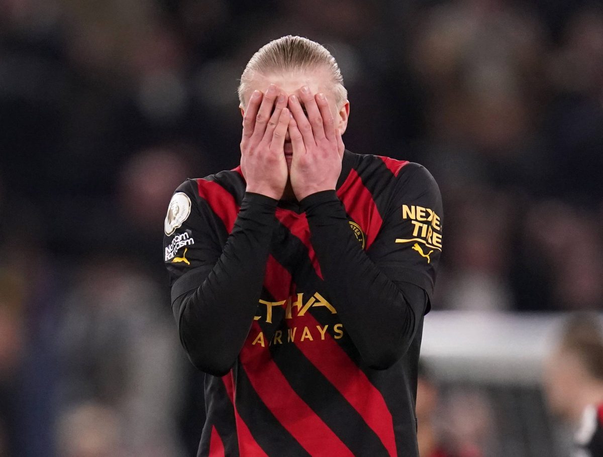 Erling Haaland und Manchester City droht ein Desaster.