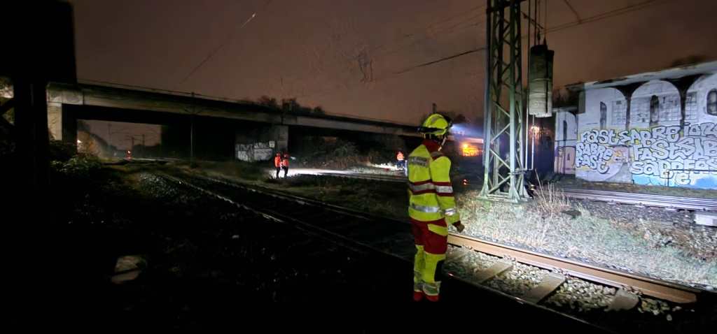 Bahnstrecke in Bochum