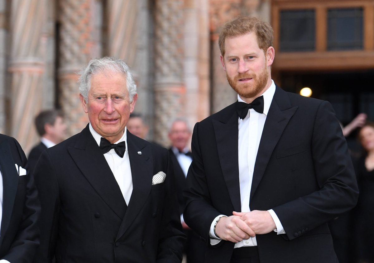 König Charles III. und Prinz Harry