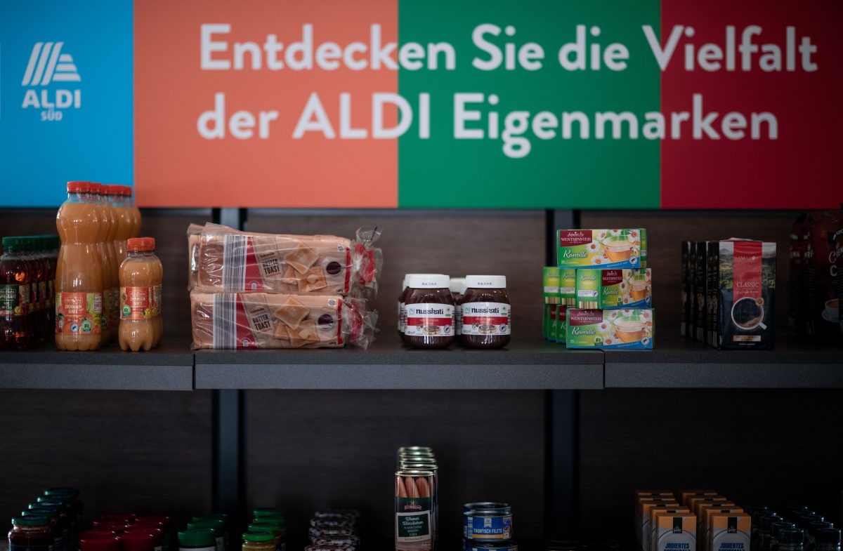 Aldi Eigenmarken Regal Produkte