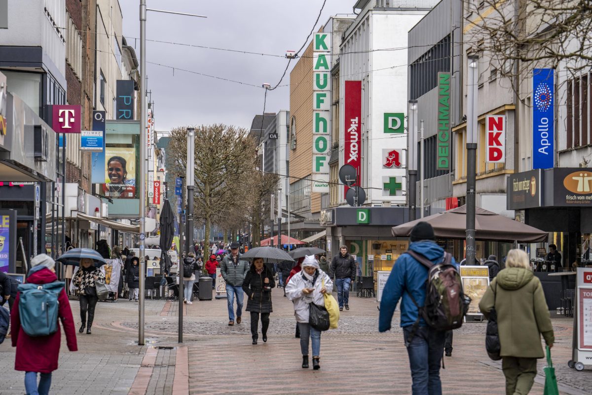 die Innenstadt von Gelsenkirchen