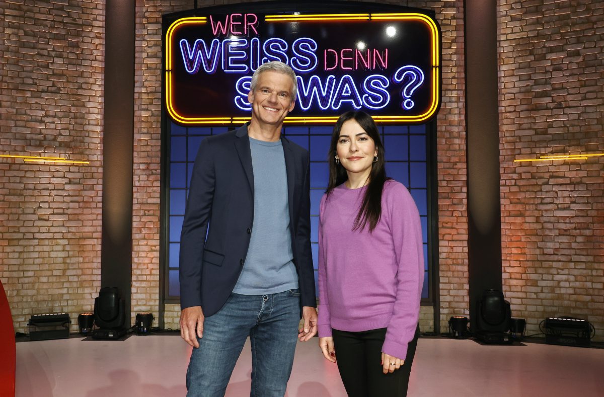 Thorsten Schröder und Aline Abboud bei "Wer weiß denn sowas?".