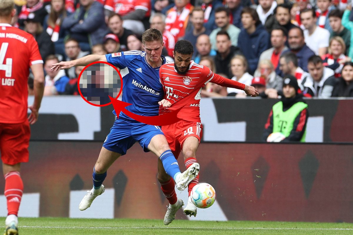 Bei Bayern München - Schalke sah ein besonderer Gast zu.