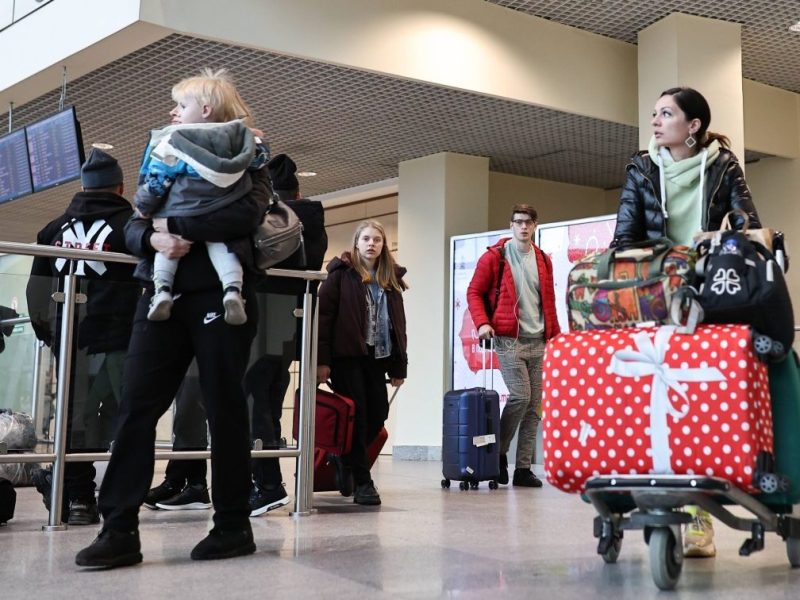 Flughafen, Urlauber