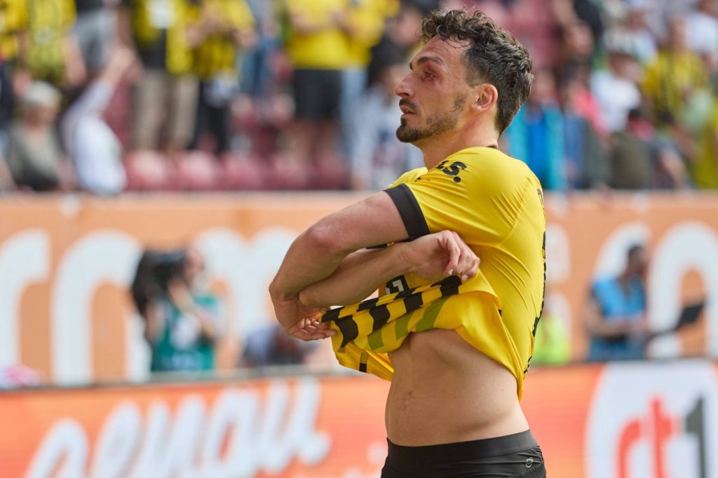 Mats Hummels war schwer gezeichnet.