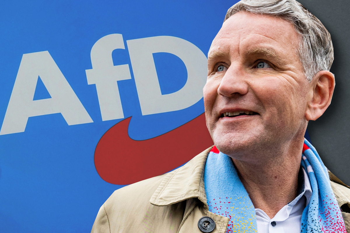 Die Höcke-Truppe AfD hofft auf Wahsieg.