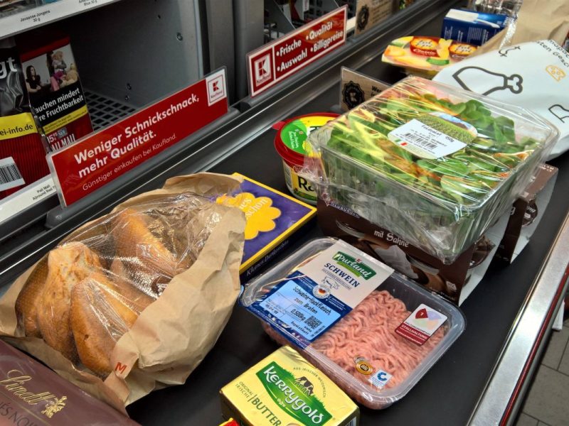 Kassenband bei Kaufland