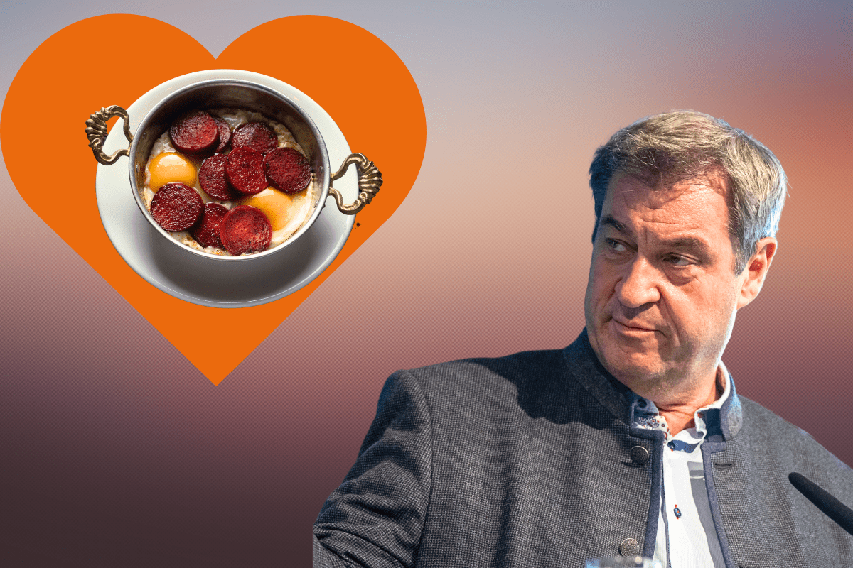 Markus SÃ¶der postet hÃ¤ufig Bilder seines Essens. Das neuste Bild kommt besser an als die CDU momentan.
