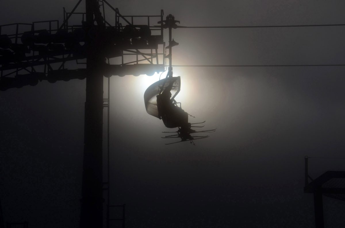 Ski-Lift in Kasberg in Österreich