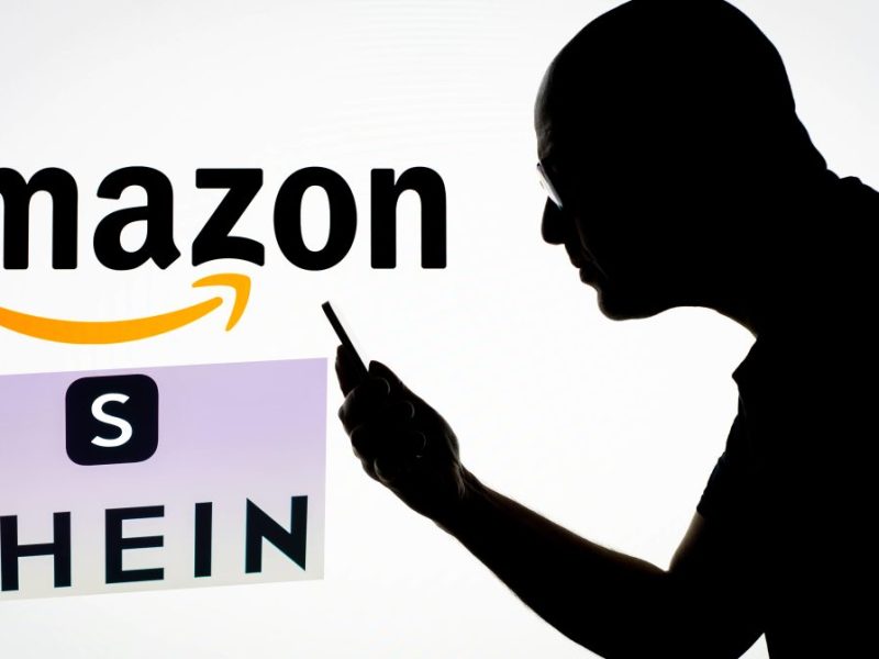 Amazon und Shein-Logo