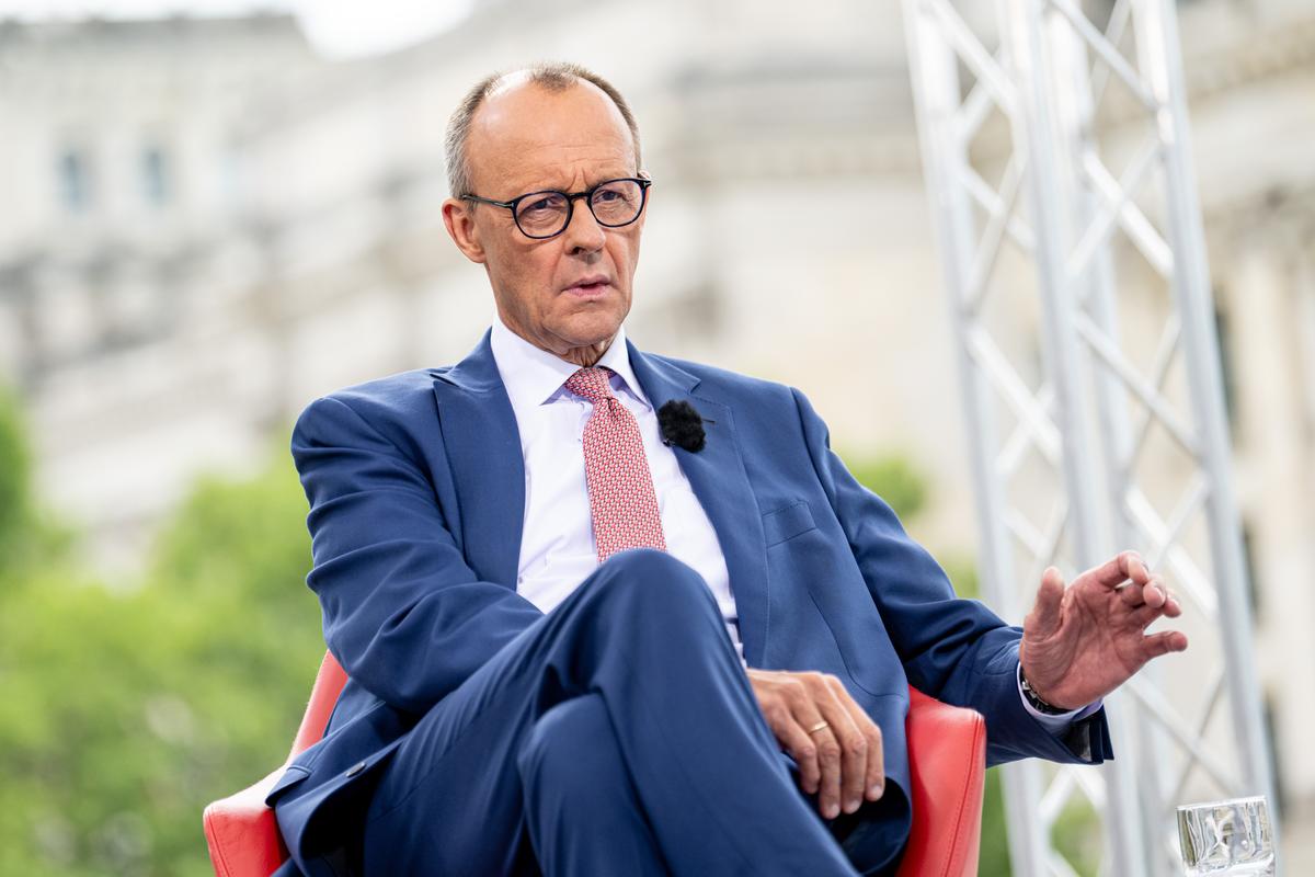 Friedrich Merz im ARD-Sommerinterview