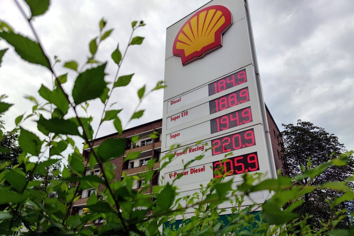 Shell-Tankstelle Spritpreise