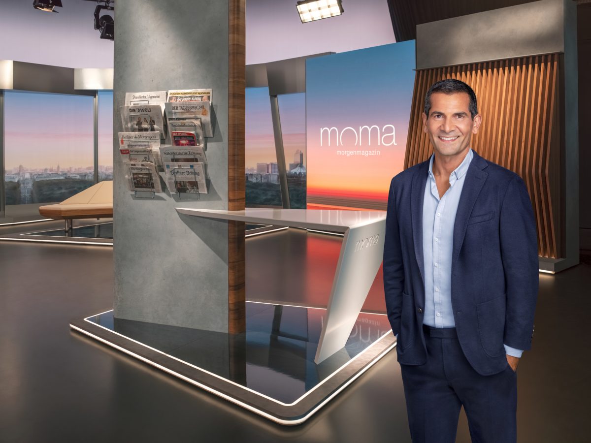 â€žMorgenmagazinâ€œ-Moderator Mitri Sirin wird emotional bei einigen Themen der Sendung.