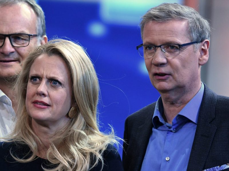 Barbara Schöneberger und Günther Jauch.