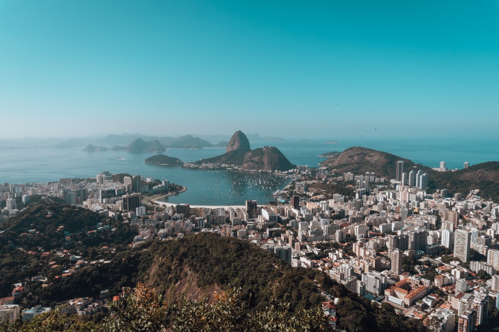 Skyline von Rio de Janeiro.