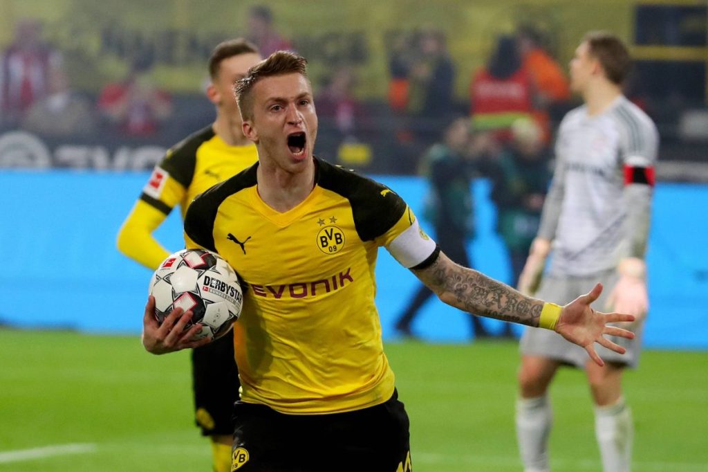 Reus jubelt beim letzten Liga-Sieg 2018.