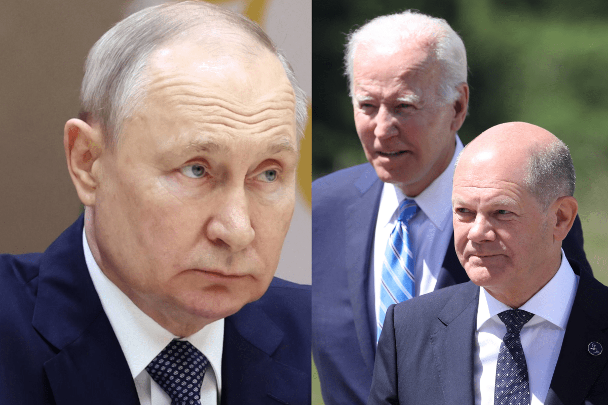 Biden und Scholz vs. Putin