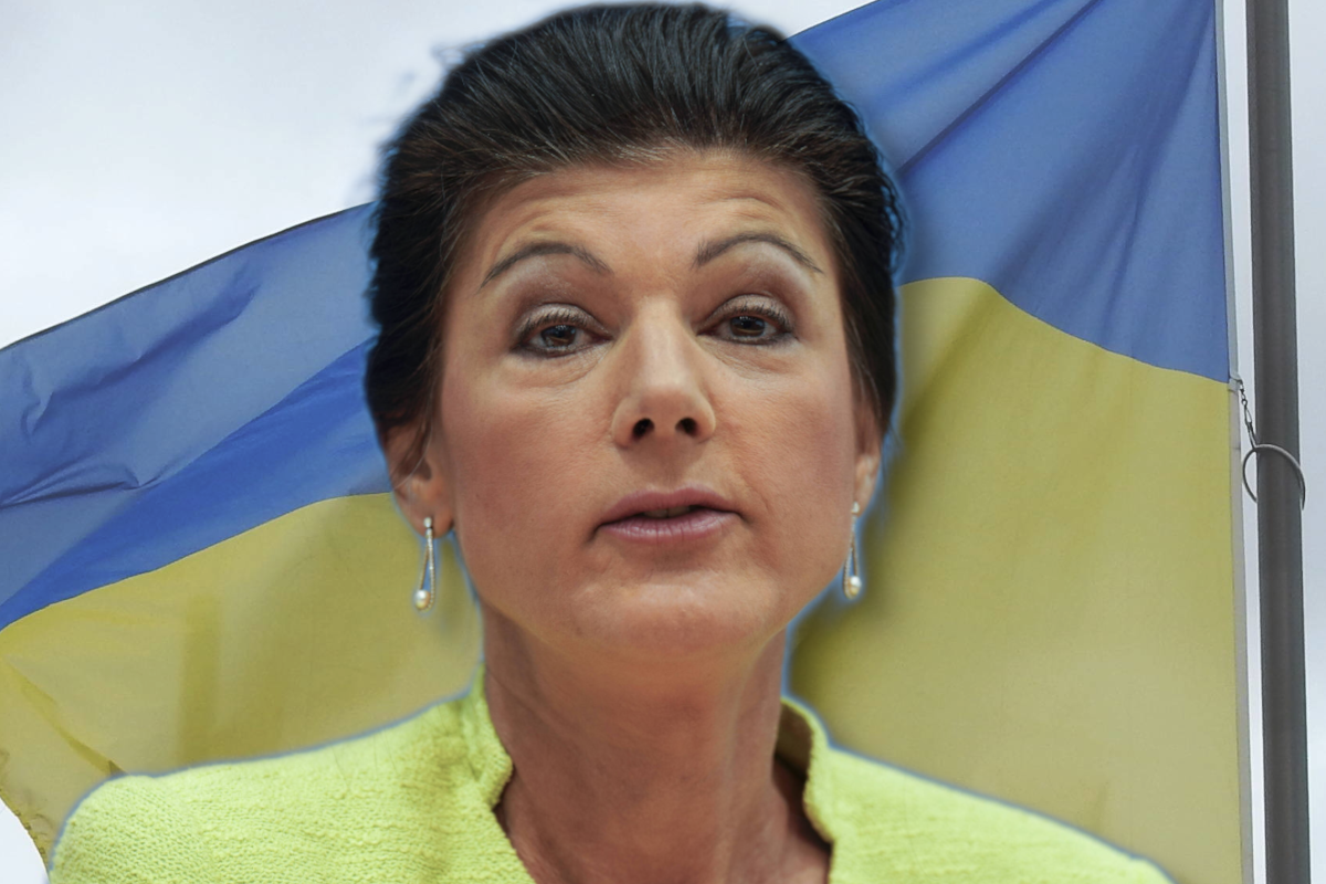 Wagenknecht will Ukraine nicht gegen Russland unterstützen.