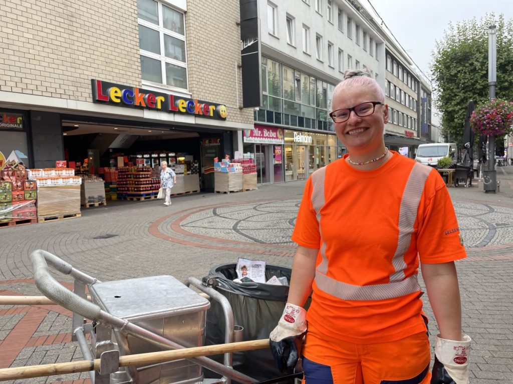 Gelsenkirchen Straßenreinigerin Eileen Rave