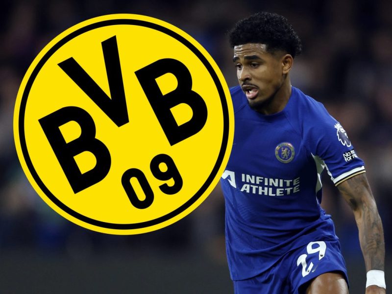Ian Maatsen schlägt bei Borussia Dortmund auf.