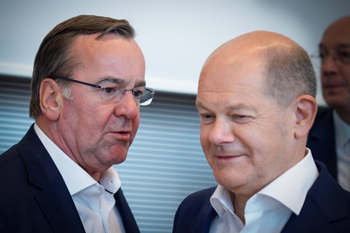 Boris Pistorius und Olaf Scholz