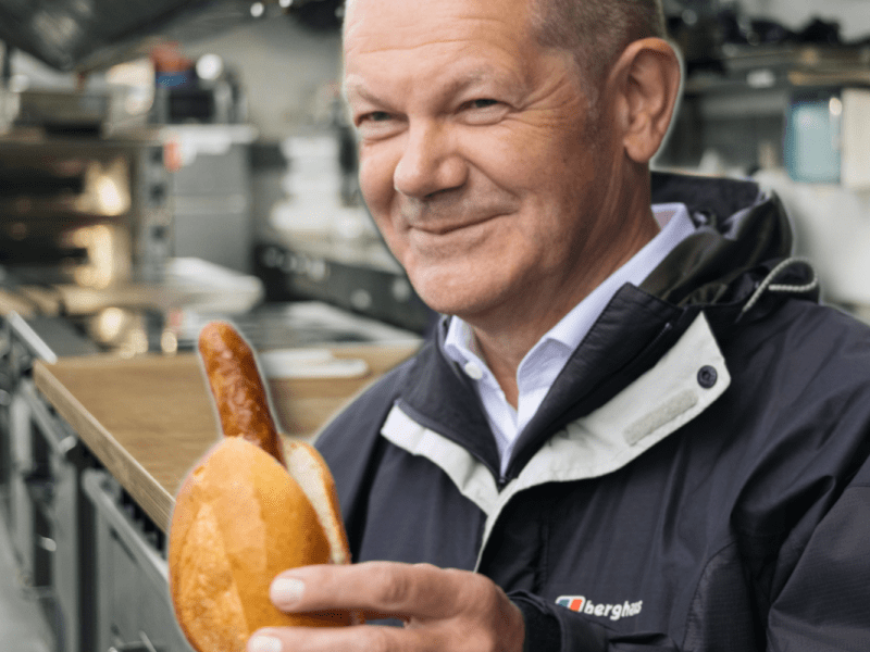 Ein neuer Koch für Kanzler Scholz.