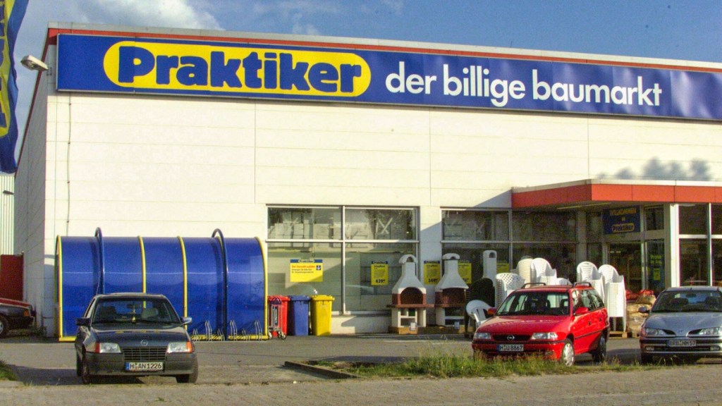 Eine Filiale des Praktiker-Baumarktes.