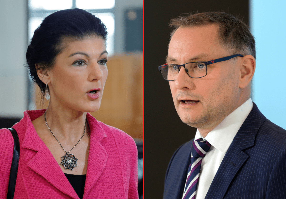 AfD-Chef Tino Chrupalla spricht Ã¼ber eine Zusammenarbeit mit Wagenknechts BSW.