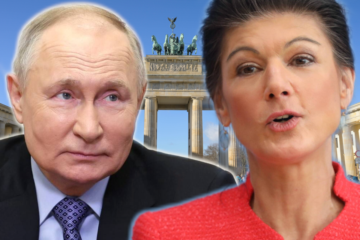 Putin keine Gefahr für Deutschland, meint Wagenknecht.