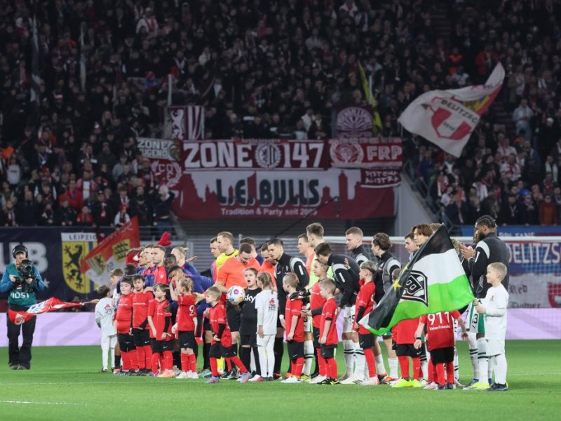 Traurige Stimmung bei RB Leipzig - Gladbach.