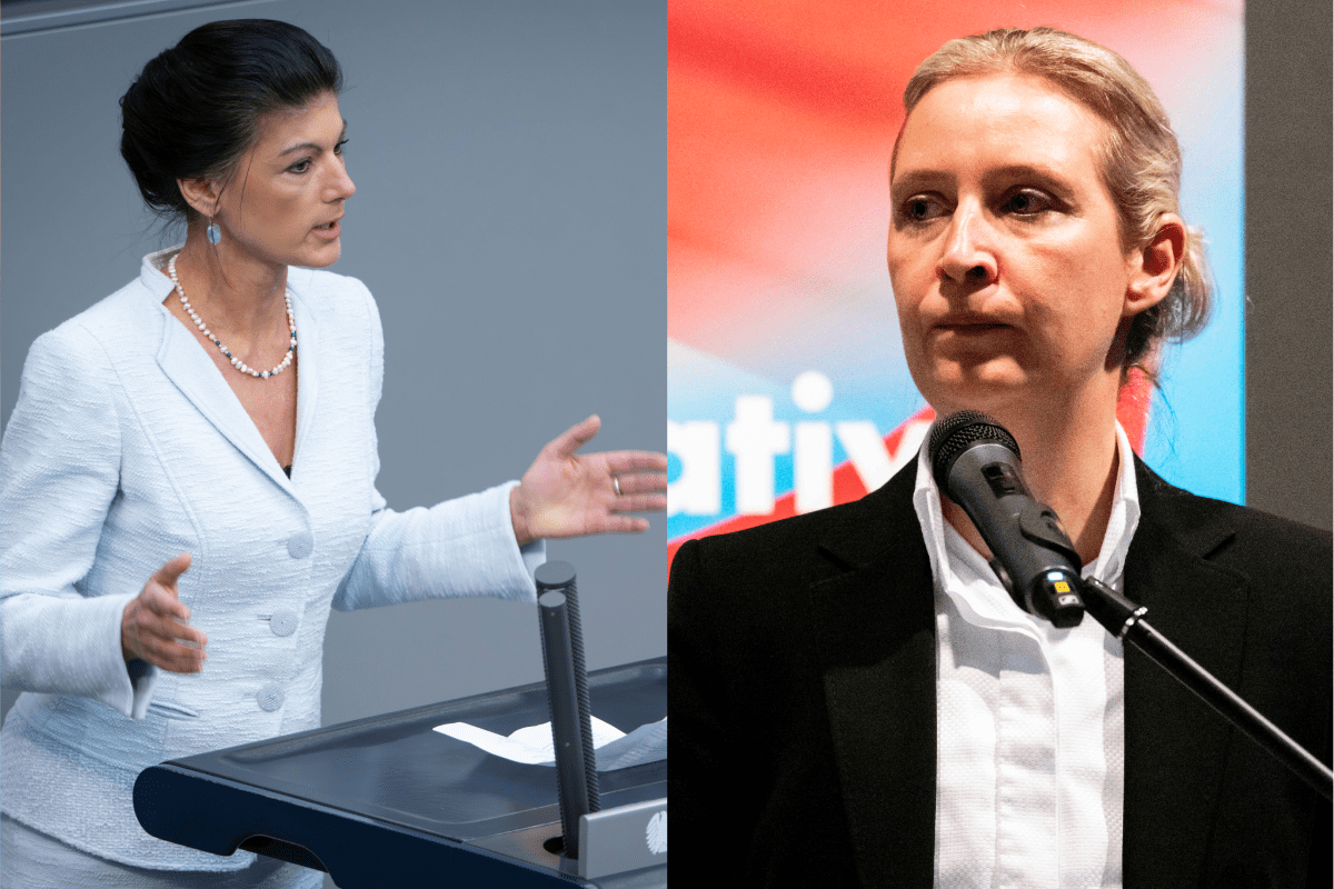 Gibt es bald ein TV-Duell zwischen den AfD- und BSW-Chefinnen Weidel und Wagenknecht?