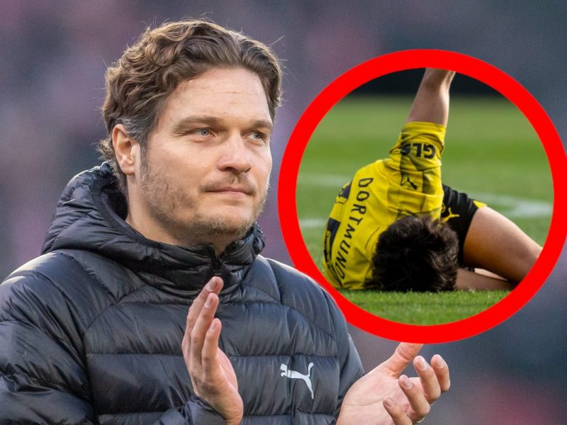 Borussia Dortmund: Edin Terzic schaut genau hin.