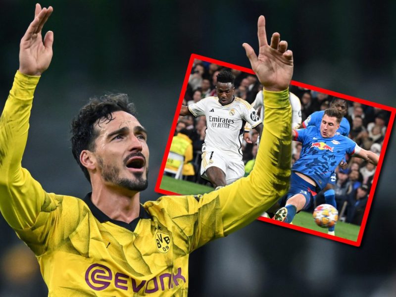 Borussia Dortmund jubelt über das Ausscheiden von RB Leipzig.