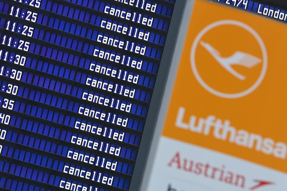 Lufthansa-Streik: Nächster Verdi-Hammer sorgt für viele Flugausfälle.