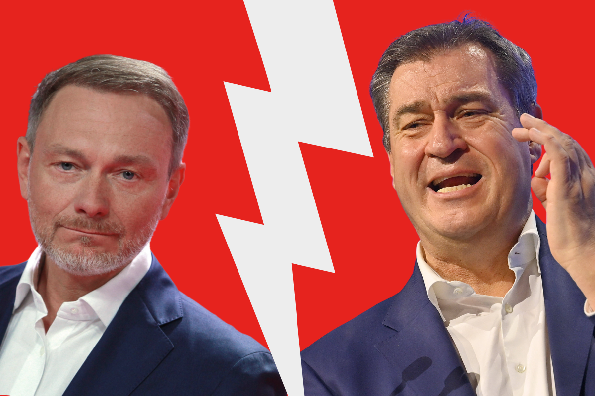 Markus Söder stellt sich Koalitionen nach der Bundestagswahl 2025 nicht mit Schwarz-Gelb und den Grünen vor. Er liebäugelt in eine ganz andere Richtung.