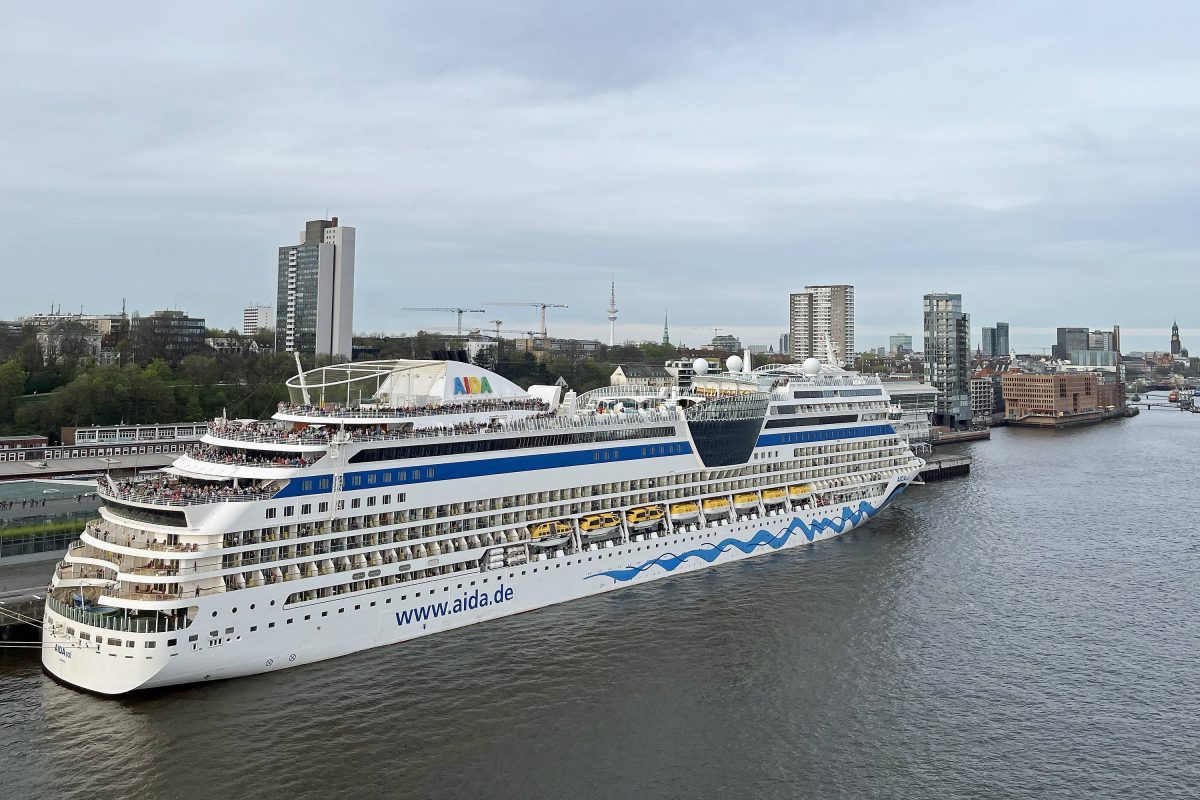 Kreuzfahrt-Passagiere werden diese Veränderung in dem deutschen Hafen sofort bemerken.