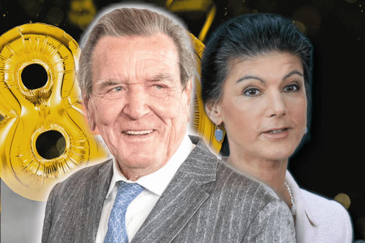 Gerhard Schröder und Sahra Wagenknecht haben sich angenähert.