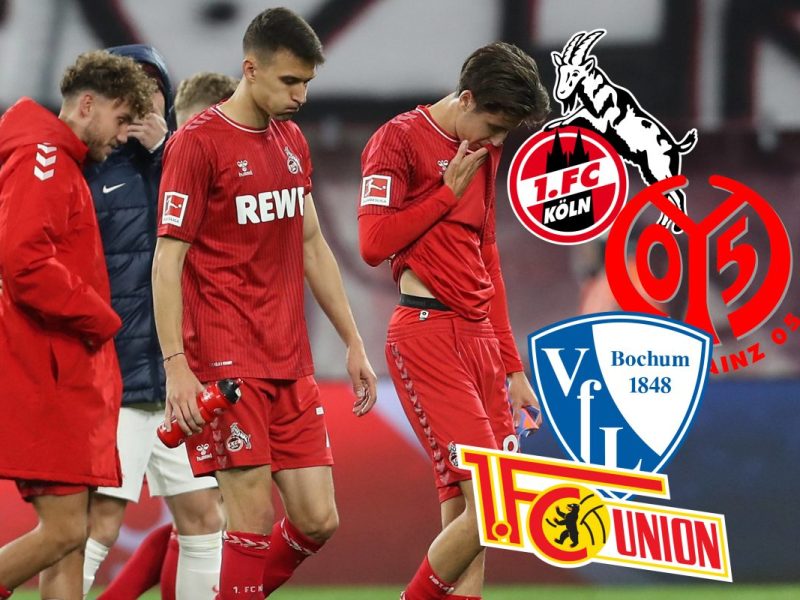Abstiegskampf in der Bundesliga. Wer muss runter?