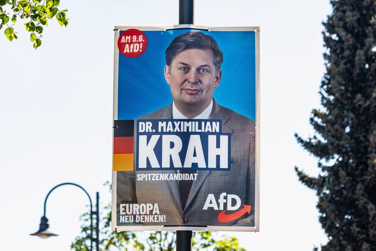 Maximilian Krah, der Spitzenkandidat der AfD .Maximilian Krah, der Spitzenkandidat der AfD .