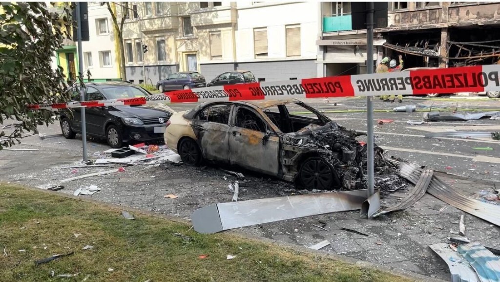 Kiosk-Explosion in Düsseldorf