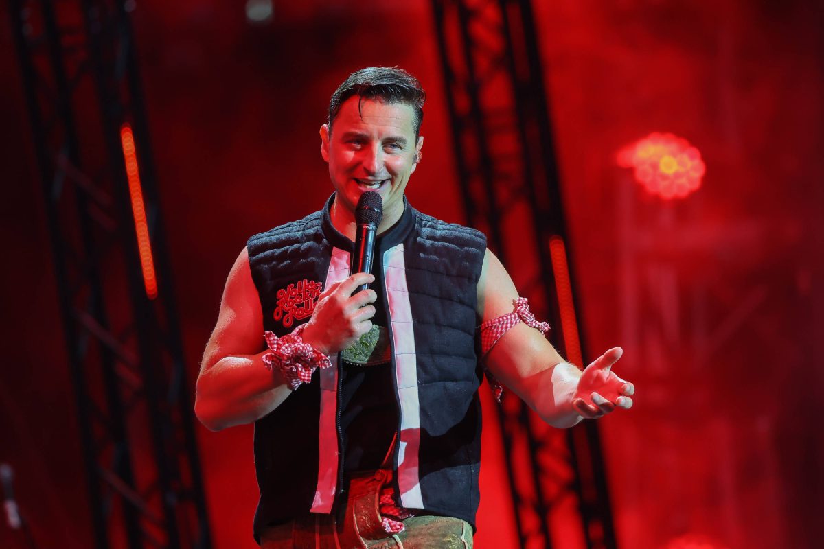 Andreas Gabalier kann nicht glauben, was er beim Konzert in München erlebt.