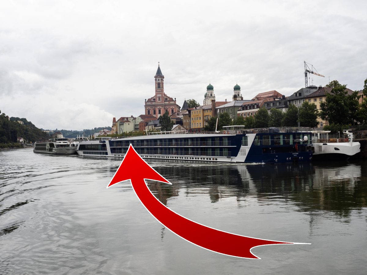 kreuzfahrt hochwasser donau